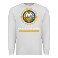 Dove Grey new hampshire state flag new Premium Sweatshirt - SnappyArt