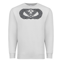 Dove Grey Air Force Civil Engineer Badge Premium Sweatshirt - SnappyArt