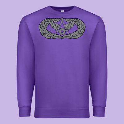 Air Force Civil Engineer Badge Premium Sweatshirt Designed By Snappyart