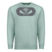 Seafoam Air Force Civil Engineer Badge Premium Sweatshirt - SnappyArt