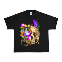 Black mardi gras skull Urban Heavy Tee - FaDigitalArtStudio