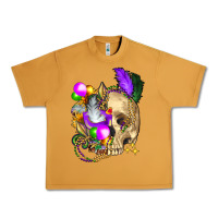Peanut Butter mardi gras skull Urban Heavy Tee - FaDigitalArtStudio