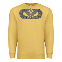 Antique Gold Air Force Civil Engineer Badge Premium Sweatshirt - SnappyArt