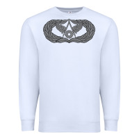 White Air Force Civil Engineer Badge Premium Sweatshirt - SnappyArt