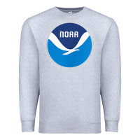 Heather Grey noaa national oceanic and atmospheric administrati Premium Sweatshirt - SnappyArt