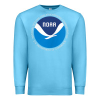 Ocean Blue noaa national oceanic and atmospheric administrati Premium Sweatshirt - SnappyArt