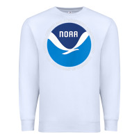 White noaa national oceanic and atmospheric administrati Premium Sweatshirt - SnappyArt