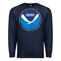 Navy noaa national oceanic and atmospheric administrati Premium Sweatshirt - SnappyArt