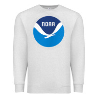 Oatmeal Heather noaa national oceanic and atmospheric administrati Premium Sweatshirt - SnappyArt