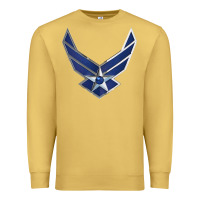 Antique Gold US Air Force USAF Premium Sweatshirt - SnappyArt