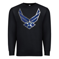 Black US Air Force USAF Premium Sweatshirt - SnappyArt