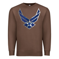 Chestnut US Air Force USAF Premium Sweatshirt - SnappyArt