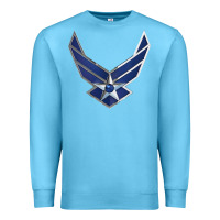 Ocean Blue US Air Force USAF Premium Sweatshirt - SnappyArt