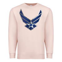 Pale Pink US Air Force USAF Premium Sweatshirt - SnappyArt