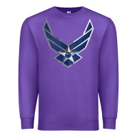 Purple US Air Force USAF Premium Sweatshirt - SnappyArt