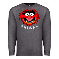 Charcoal Heather Muppets Animal Premium Sweatshirt - SnappyArt