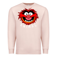 Pale Pink Muppets Animal Premium Sweatshirt - SnappyArt