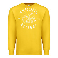 Lemon womens sedona arizona t shirt sedona az vintage arizona vacation v nec Premium Sweatshirt - SnappyArt