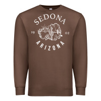 Womens Sedona Arizona T Shirt Sedona Az Vintage Arizona Vacation V Nec Premium Sweatshirt | Teevron