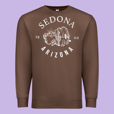 Womens Sedona Arizona T Shirt Sedona Az Vintage Arizona Vacation V Nec Premium Sweatshirt Designed By Snappyart