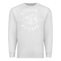 Oatmeal Heather womens sedona arizona t shirt sedona az vintage arizona vacation v nec Premium Sweatshirt - SnappyArt