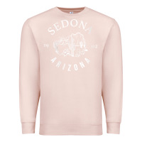 Pale Pink womens sedona arizona t shirt sedona az vintage arizona vacation v nec Premium Sweatshirt - SnappyArt