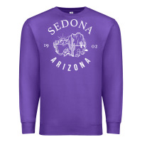 Purple womens sedona arizona t shirt sedona az vintage arizona vacation v nec Premium Sweatshirt - SnappyArt