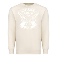 Sandshell Snitches Are A Dying Breed Motorcycle Biker Gun Premium Sweatshirt - SnappyArt