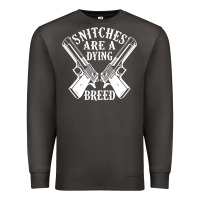 Smoke Snitches Are A Dying Breed Motorcycle Biker Gun Premium Sweatshirt - SnappyArt