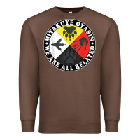 Chestnut native american medicine wheel, mitakuye oyasin t shirt Premium Sweatshirt - SnappyArt