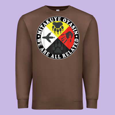 Native American Medicine Wheel, Mitakuye Oyasin T Shirt Premium Sweatshirt Designed By Snappyart