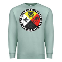 Seafoam native american medicine wheel, mitakuye oyasin t shirt Premium Sweatshirt - SnappyArt