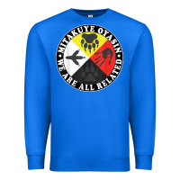 True Royal native american medicine wheel, mitakuye oyasin t shirt Premium Sweatshirt - SnappyArt