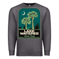 Charcoal Heather Trending Lake Wateree State Park Sc Vintage Travel Premium Sweatshirt - SnappyArt