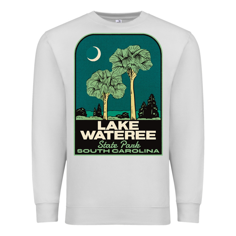 Trending Lake Wateree State Park Sc Vintage Travel Premium Sweatshirt by SnappyArt | Teevron