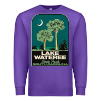 Purple Trending Lake Wateree State Park Sc Vintage Travel Premium Sweatshirt - SnappyArt