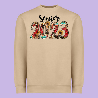 Senior 2023 Western Heavyweight Sweatshirt Designed By Jahusdesignshop