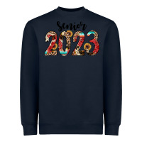 Navy senior 2023 western Heavyweight Sweatshirt - JahusDesignShop