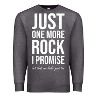 Charcoal Heather Rockhounds gear gift Just one more rock funny rockhounding Premium Sweatshirt - SnappyArt