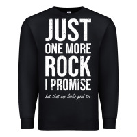 Black Rockhounds gear gift Just one more rock funny rockhounding Premium Sweatshirt - SnappyArt