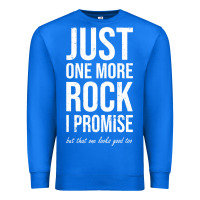 True Royal Rockhounds gear gift Just one more rock funny rockhounding Premium Sweatshirt - SnappyArt