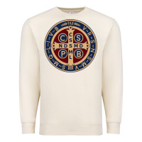 Sandshell Saint Benedict Medal 1 Premium Sweatshirt - SnappyArt