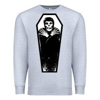 Heather Grey the crimson ghost Premium Sweatshirt - SnappyArt