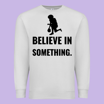 Colin Kaepernick Believe In Something Premium Sweatshirt Designed By Snappyart