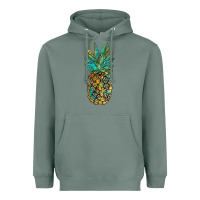 Sage leopar turquoise pineapple Heavyweight Hoodie - JahusDesignShop