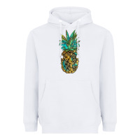 White leopar turquoise pineapple Heavyweight Hoodie - JahusDesignShop