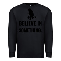 Black Colin Kaepernick Believe In Something Premium Sweatshirt - SnappyArt