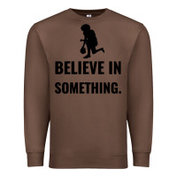 Chestnut Colin Kaepernick Believe In Something Premium Sweatshirt - SnappyArt