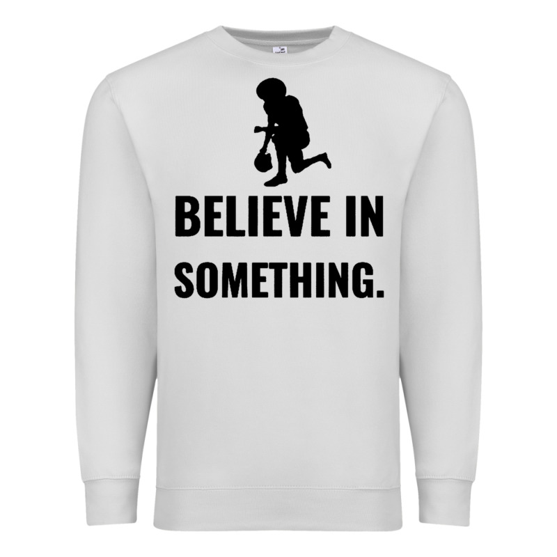 Colin Kaepernick Believe In Something Premium Sweatshirt by SnappyArt | Teevron