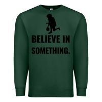 Sports Green Colin Kaepernick Believe In Something Premium Sweatshirt - SnappyArt